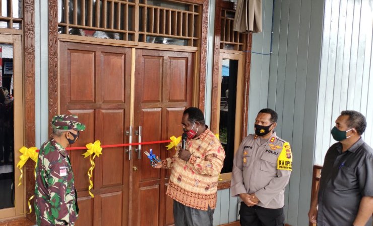 Bupati Resmikan Gedung Serba Guna Polres Asmat