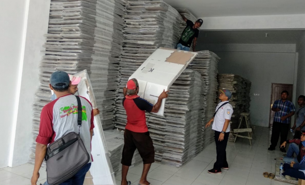 Pendistribusian Logistik Pemilu ke Papua Sudah 70 Persen