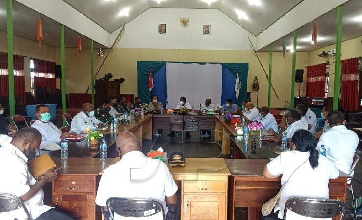 Pemkab Asmat Rapat Persiapan Upacara HUT ke-76 RI