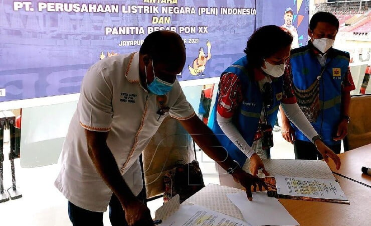 PLN Kucurkan Rp313 Miliar Dukung Penyelenggaraan PON XX Papua