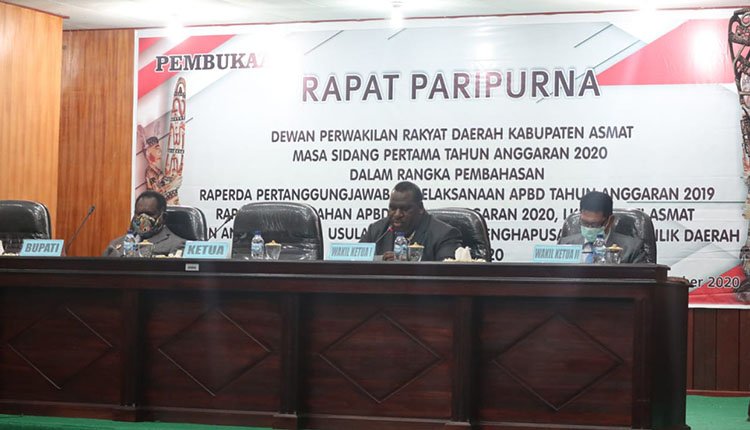 DPRD Asmat Gelar Paripurna Masa Sidang Pertama Tahun 2020