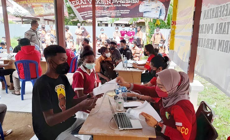 131 Ribu Warga Merauke Telah Divaksin