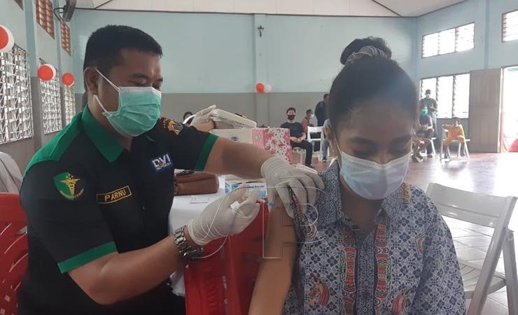 Vaksinasi Covid-19 Bagi Pelajar di Papua Capai 19 Persen